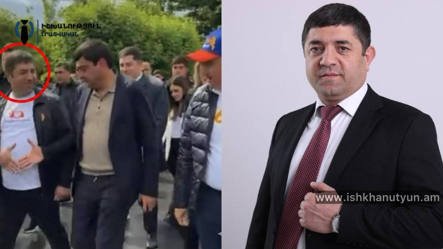 Արմավիրի մարզի ՀԷՑ-ի ղեկավարն աշխատանքային ժամին մասնակցում է ՔՊ-ի քարոզարշավին. «Իշխանություն»