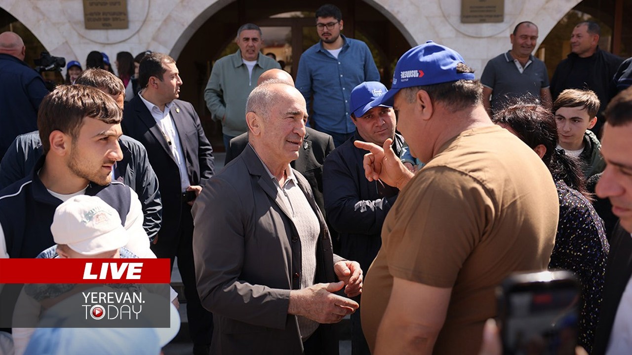ԱՅՍ ՊԱՀԻՆ | ՈւՂԻՂ | Ռոբերտ Քոչարյանը հանդիպում է Նոր Հաճնի բնակիչներին
