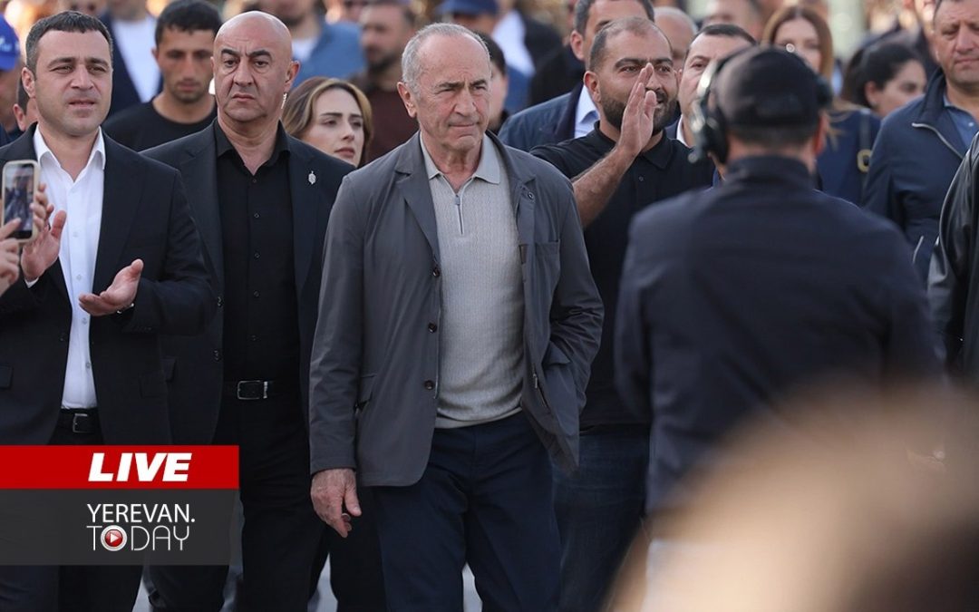 ԱՅՍ ՊԱՀԻՆ | ՈւՂԻՂ Ռոբերտ Քոչարյանը շրջայց է կատարում Ամասիայում