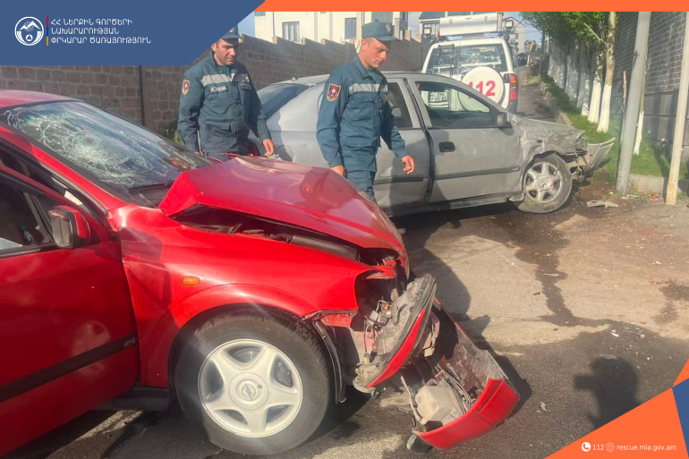 Երևանում բախվել է 2 «Opel»․ կա տուժած