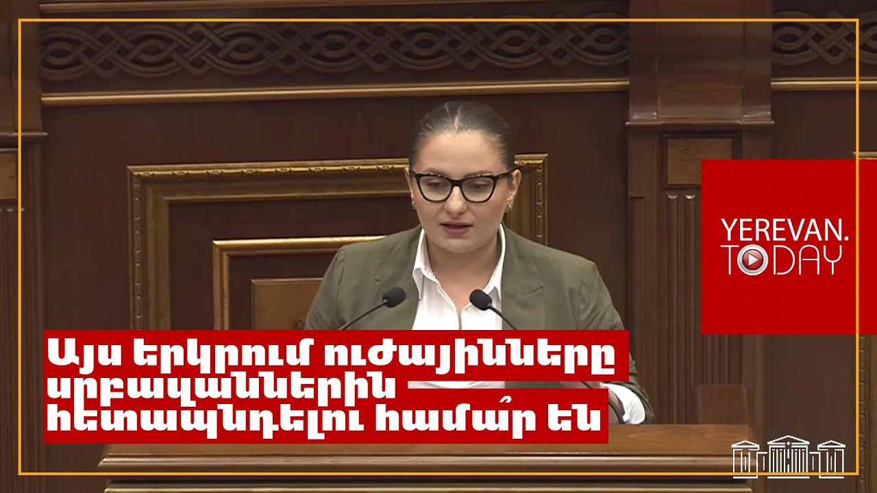 Փետրվարից ուժայիններին հայտնի դարձած անչափահասների բռնության դեպքով արել եք ոչինչ․ Քրիստինե Վարդանյան