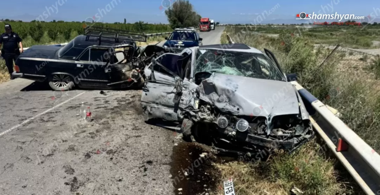 Արևիկ-Եղեգնուտ ավտոճանապարհին բախվել են «Mercedes»-ը և «Վոլգա»-ն․ կան վիրավորներ