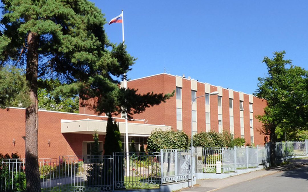 Շվեդիայում Ռուսաստանի դեսպանատունը հարձակման է ենթարկվել