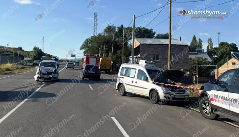 Քուչակ գյուղում բախվել են «Opel Zafira»-ն և «Opel Combo»-ն․ կան վիրավորներ
