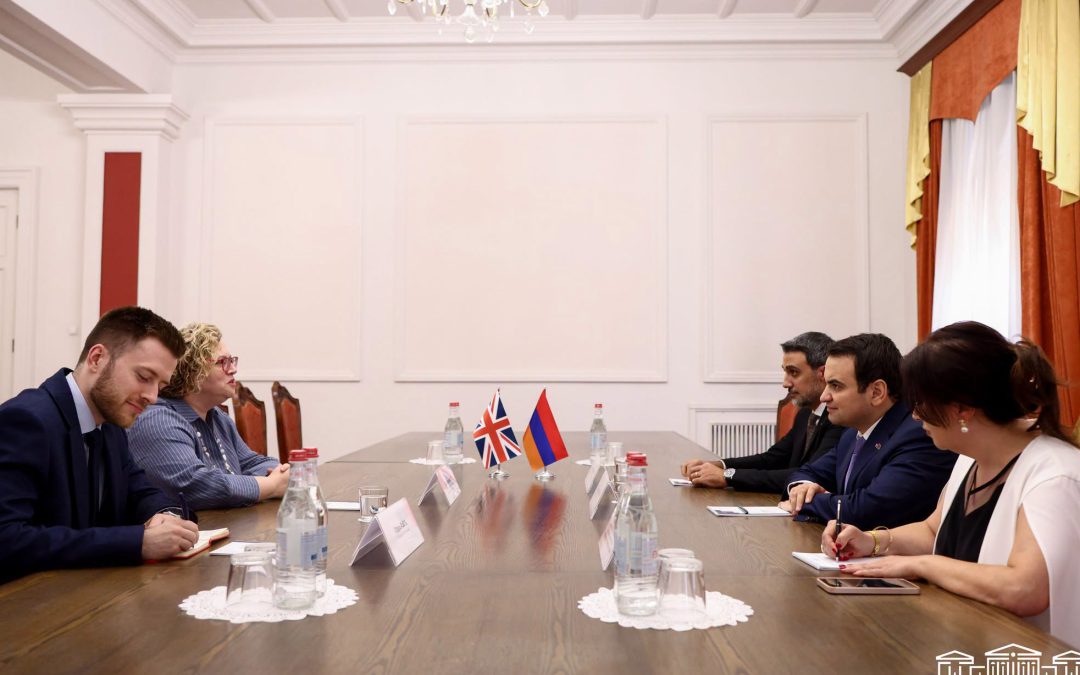 «Ուժեղ Հայաստան» խմբակցության ղեկավարը հանդիպել է Մեծ Բրիտանիայի դեսպանին