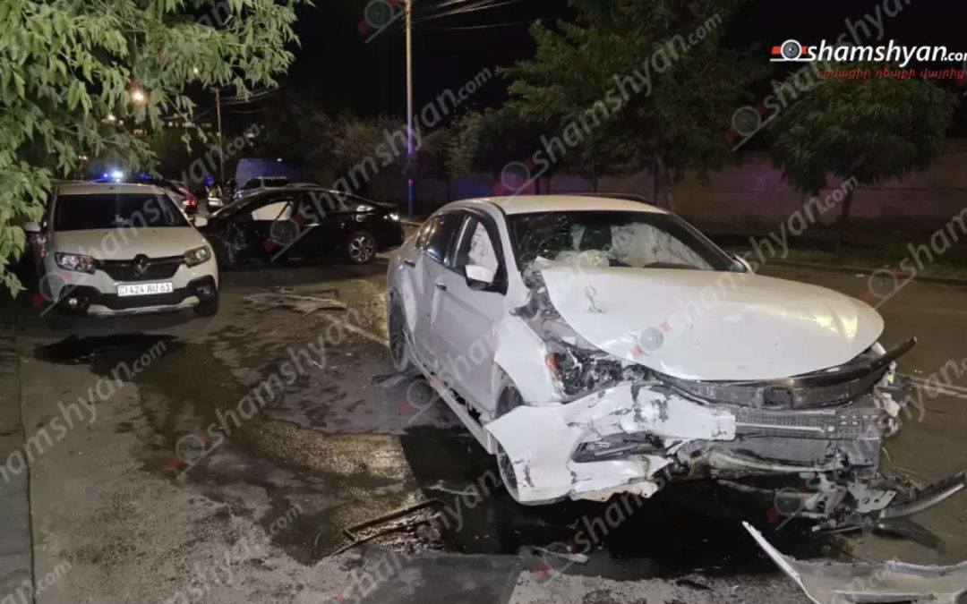Երևանում մեքենաներ են բախվել․ վիրավոր կա