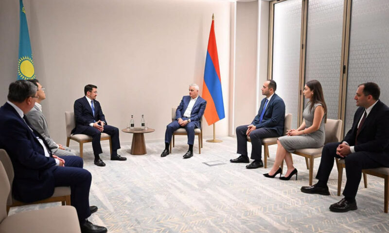 Քննարկվել է ՀՀ-Ղազախստան համագործակցությունը ԱԲ ոլորտում