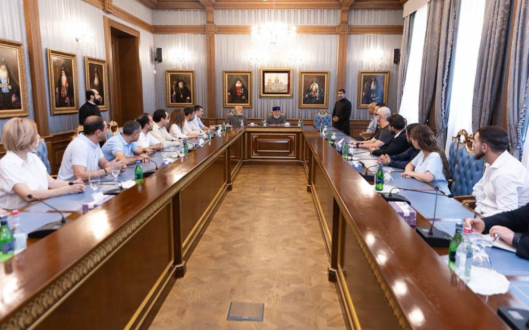 Վեհափառն ընդունել է Քրիստոնյա գործարարների միության անդամներին․ Մայր Աթոռ