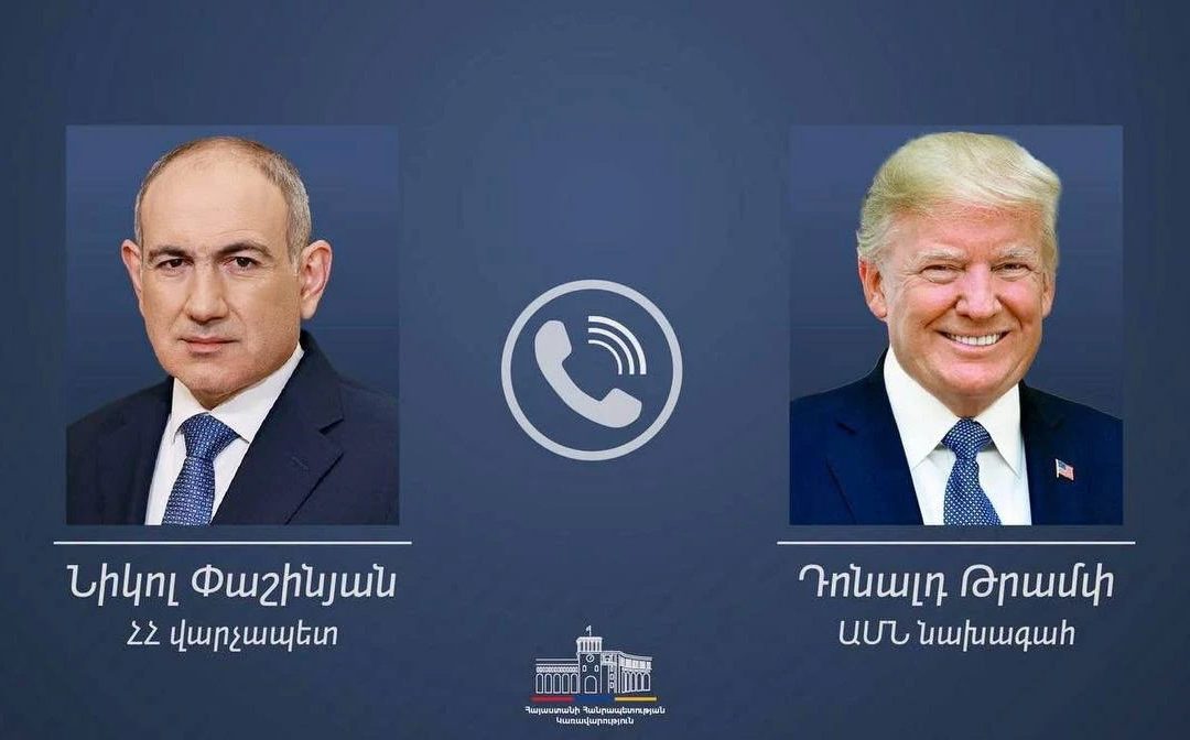 Փաշինյանն ու Թրամփը հեռախոսազրույցում քննարկել են TRIPP-ը