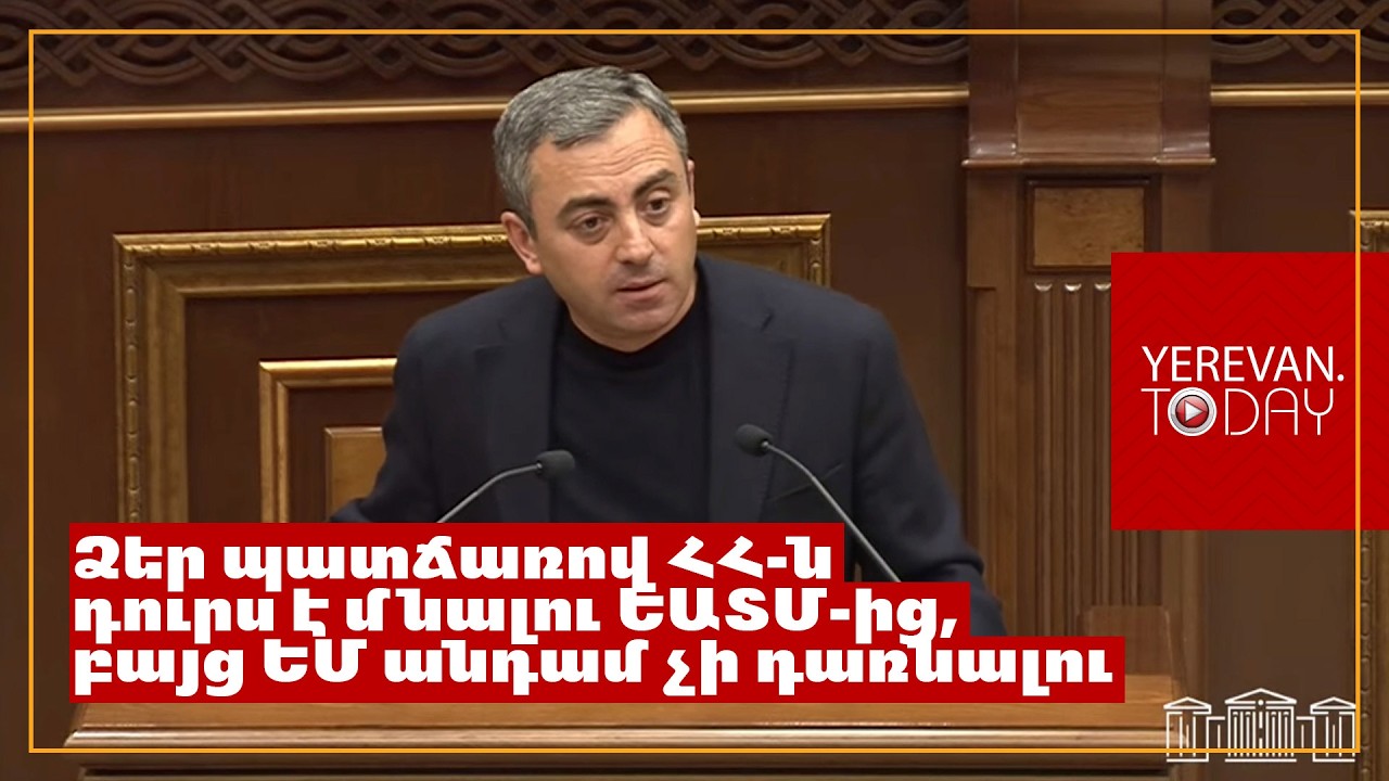 Դուք կուրացած եք Թուրքիայի նկատմամբ վախից․ Իշխան Սաղաթելյան
