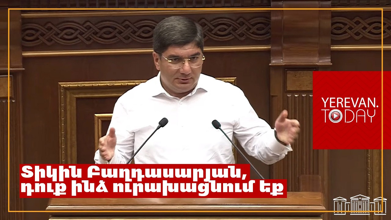 Ձեր վերանորոգած մանկապարտեզում ձեր բոցաշունչ տոնով, որ գոռանք ծեփոնները կթափվի մեր գլխին․ Մեսրոպ Մանուկյան