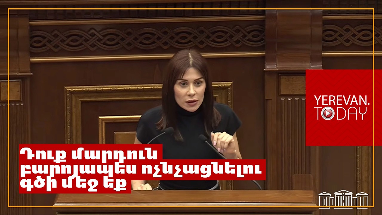 Ձեզ քանի՞ քյաբաբ են տվել, որ պարոն Վարդևանյանին ընտրել եք ԱԺ փոխնախագահ․ Խամոյանը՝ ՔՊ-ականներին