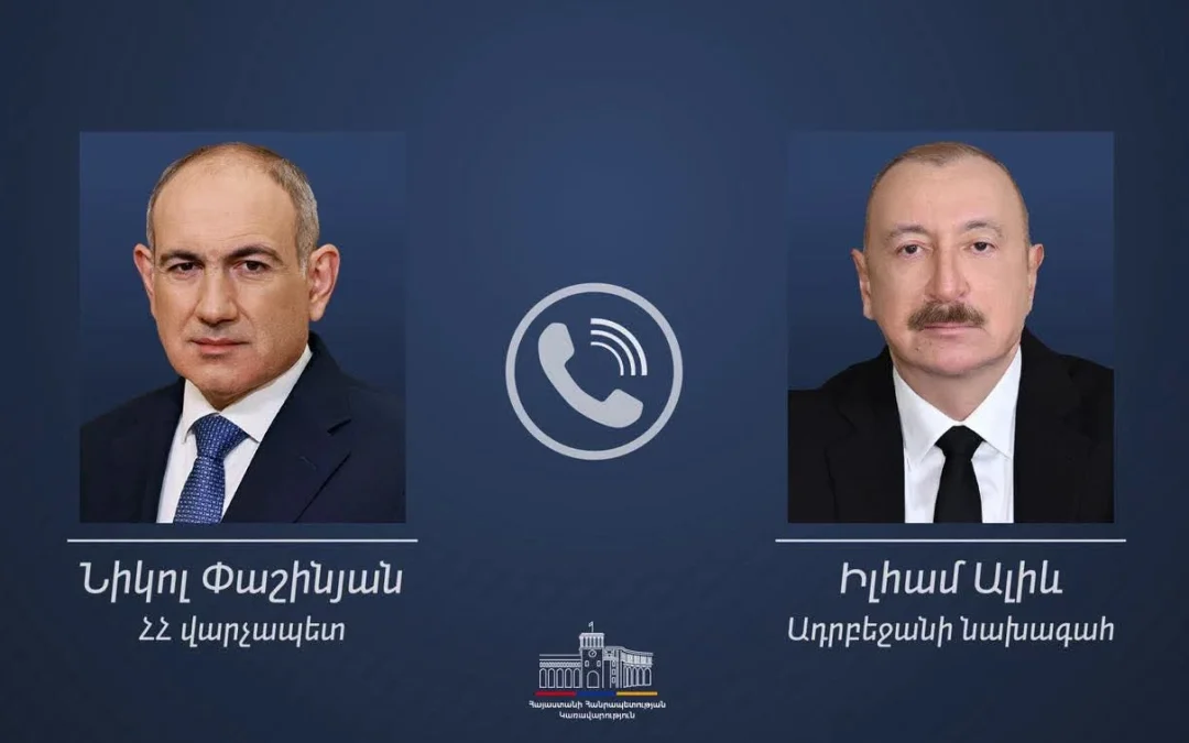 Փաշինյանն ու Ալիևը հեռախոսազրույց են ունեցել հայկական կողմի նախաձեռնությամբ