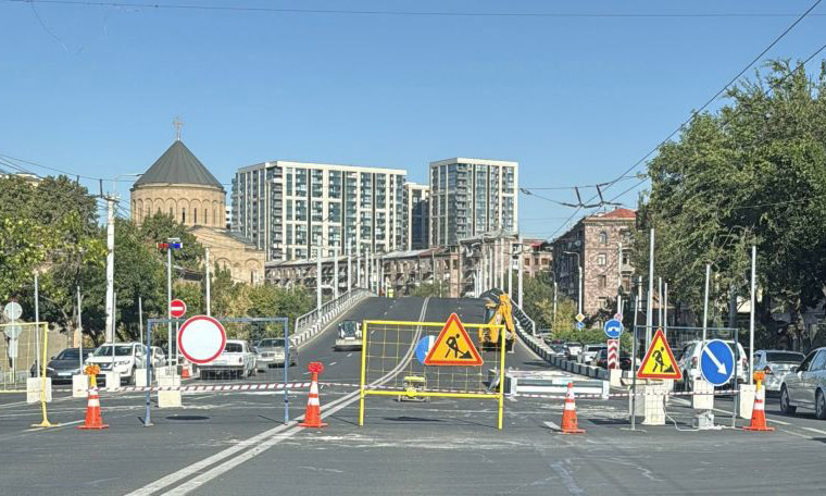 «Լամբադա» կամրջի հիմնանորոգման աշխատանքները նախատեսվում է ավարտել դեկտեմբերի 28-ին