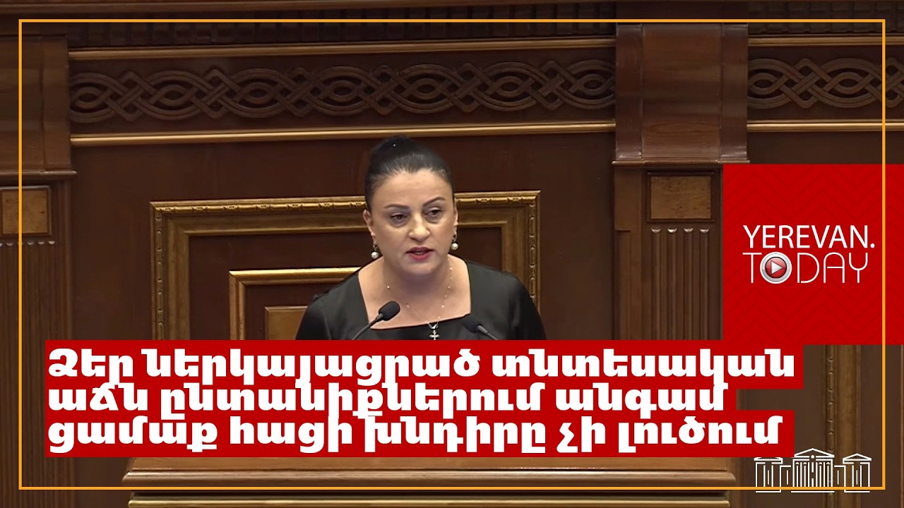 Բարեկեցության բաստիոնում առողջական բազում խնդիրներ ունեցող մարդը սովամահ է լինում․ Իրինա Յոլյան