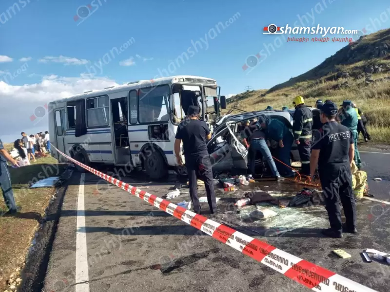 Քուչակ-Ապարան ճանապարին տեղի ունեցած վթարի հետևանքով բժշկական կենտրոններ է հոսպիտալացվել 10 տուժած