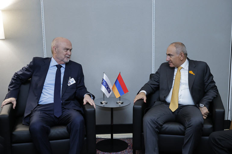 Փաշինյանը և ԵԱՀԿ գլխավոր քարտուղարը կարևորել են ՀՀ Կառավարության և ԵԱՀԿ-ի միջև համագործակցությունը