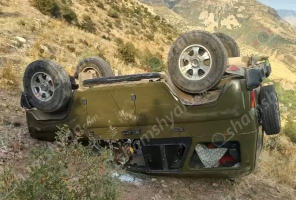 «ՈւԱԶ»-ը մոտ 40 մետր գլորվելով հայտնվել է ձորում․ Բելառուսիայի 6 քաղաքացիներ տեղափոխվել են հիվանդանոց