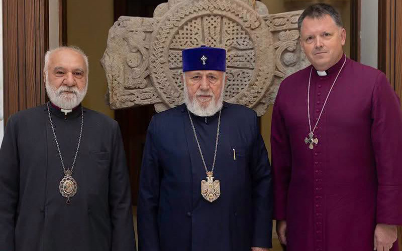 Ամենայն Հայոց Կաթողիկոսն ընդունել է Անգլիկան Եկեղեցու Նորվիչի թեմակալ առաջնորդին