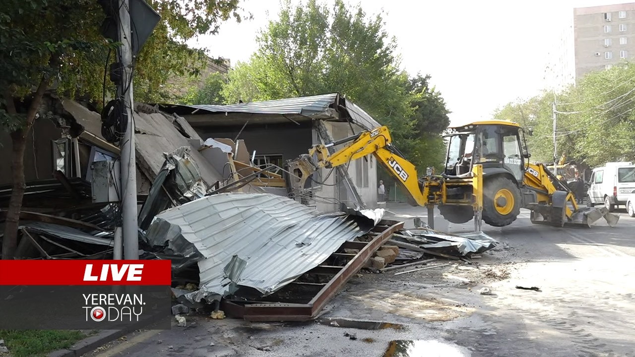 ԱՅՍ ՊԱՀԻՆ | ՈւՂԻՂ |Շինարարների փողոցում քանդում են կրպակներն ու խանութները