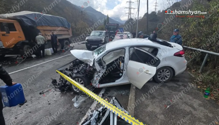 Քաջարանում բախվել են «Կամազ»-ը և «Kia Forte»․ կա վիրավոր